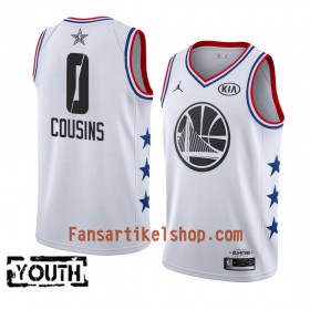 Golden State Warriors Trikot DeMarcus Cousins 0 2019 All-Star Jordan Brand Weiß Swingman - Kinder